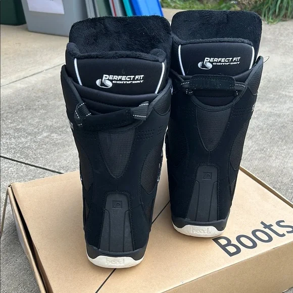 Head Black Snowboard Boots with Sturdy Construction